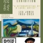 Les Jones art exhibition July 2024